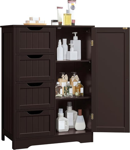 Yaheetech Large Bathroom Floor Cabinet by Unknown