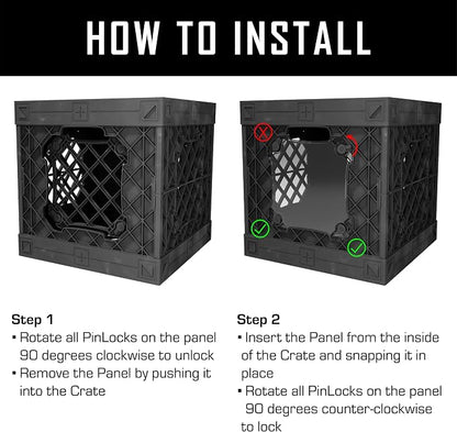 CrateVinyl - Vinyl Record Storage Crate Modular Storage Cube - Image 4