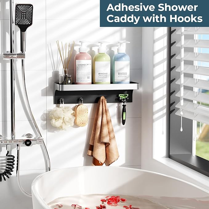 Shower Caddy Adhesive, Shower Shelve - Image 2