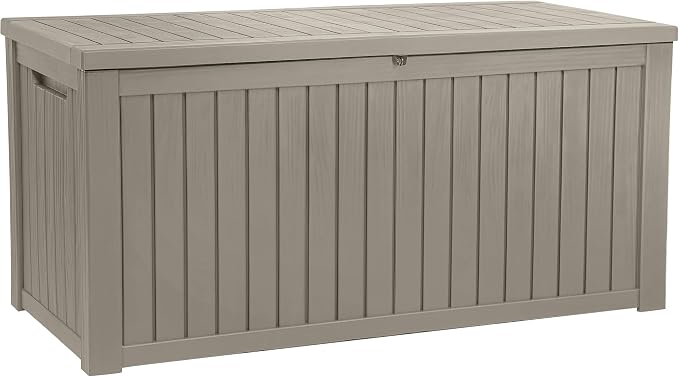 YITAHOME 220 Gallon Large Outdoor Storage XL Deck Box w/Divider by YITAHOME