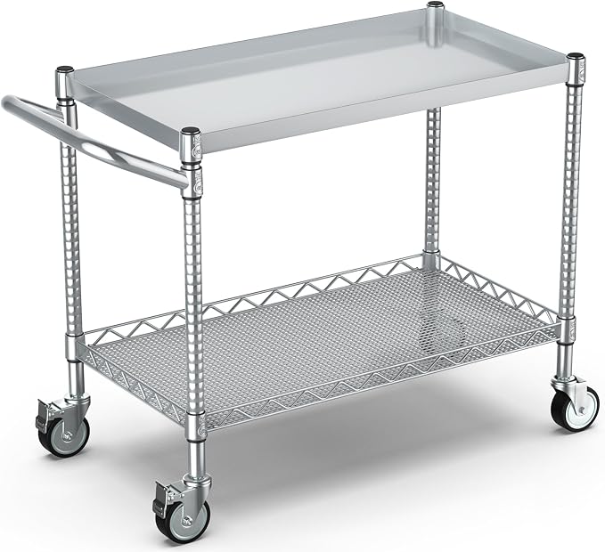 Leteuke 2 Tier Utility Tool Cart by Leteuke