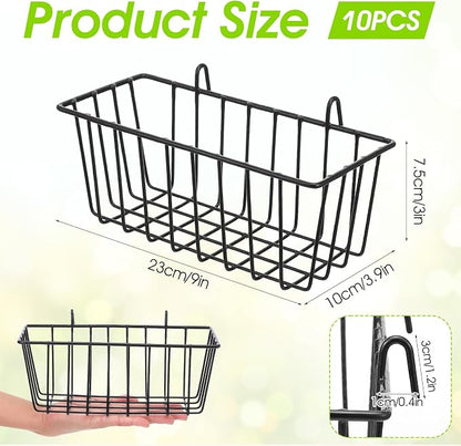 10 PCS Hanging Wire Baskets for Organizing - Image 2