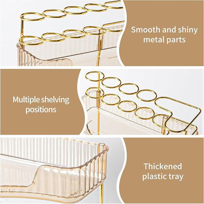 Upgraded 2-Tier Corner Bathroom Countertop Organizer – Spacious Storage - Image 5