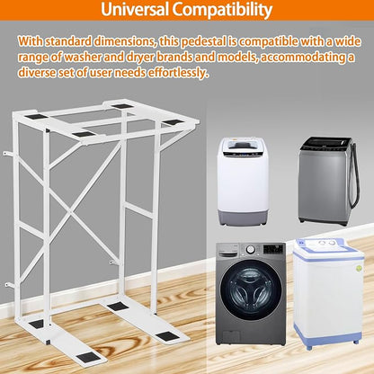 Universal Washer Dryer Stacking Rack Stand Heavy-Duty Carbon Steel, Premium - Image 7