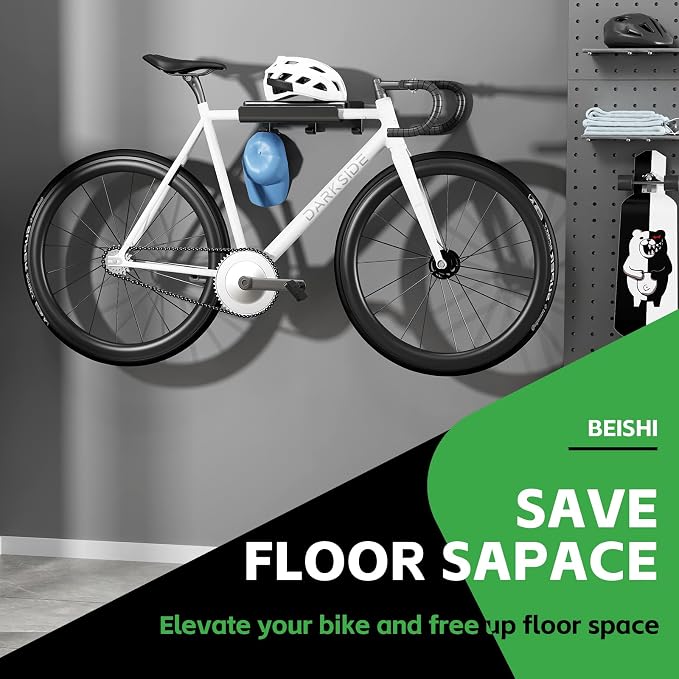 Bike Wall Mount Rack Indoor Bike Storage Garage Bike Rack Wall Mount - Image 4