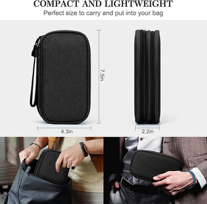 FYY Travel Cable Organizer Pouch Electronic Accessories Carry Case Portable - Image 2