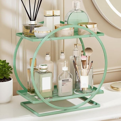 Perfume Organizer for Dresser, 2-Tier Bathroom Counter Organizers, Elegant - Image 6