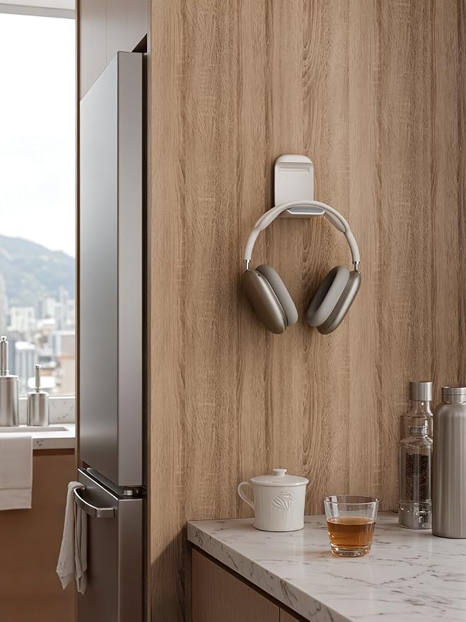 MAMUVIMO Headphone Stand, Headset Stand Foldable ＆ Sticky, Headphone Holder - Image 9
