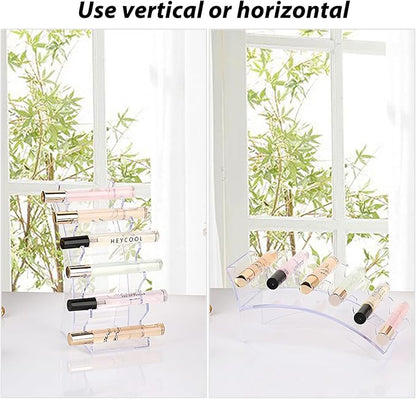 ELLDOO 2 Pack Rollerball Perfume Organizer, 6 Slots Clear Acrylic Perfume - Image 3