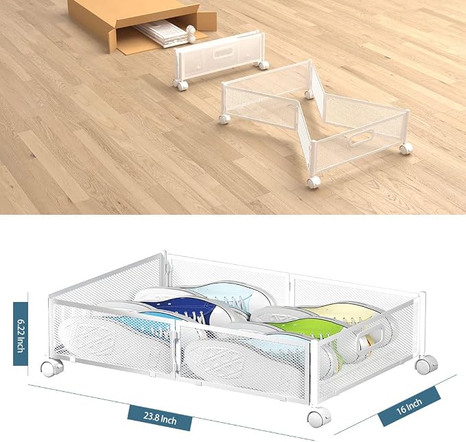Under Bed Storage Containers, Under Bed Shoe Storage - Image 2