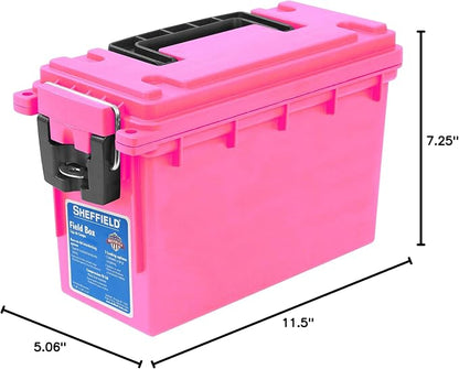 Sheffield 12631 Ammo Storage Box, Stackable .30 Cal Field Boxes, Water and Dust - Image 10