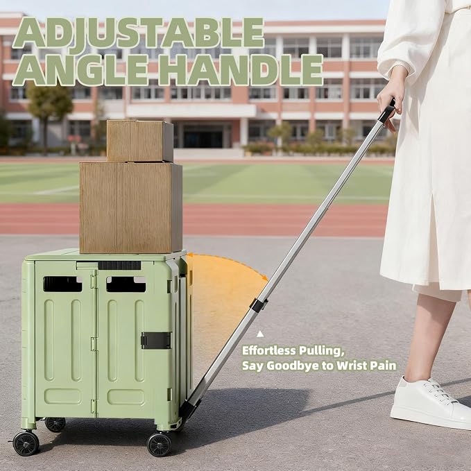 Heavy Duty Rolling Cart for Stairs：Collapsible Utility Crate - Image 4