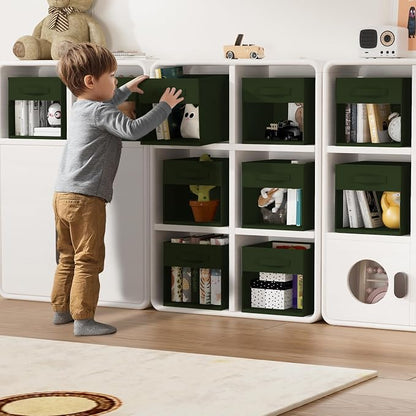 DIMJ Cube Bins, 12.2-Inch Storage Bins Cubes - Image 4