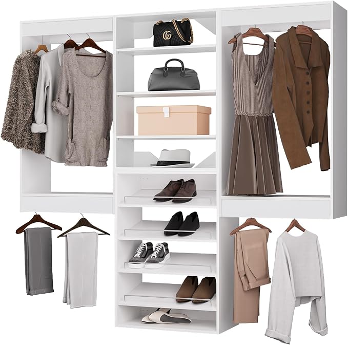 ROOMTEC Modular Closet System, Wooden Tower by ROOMTEC