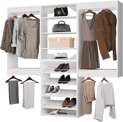 ROOMTEC Modular Closet System, Wooden Tower by ROOMTEC