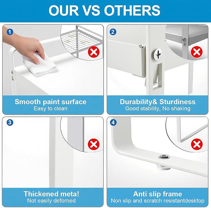 Expandable Cabinet Shelf Organizer 14-25 Inch Adjustable Length, Under Sink - Image 5