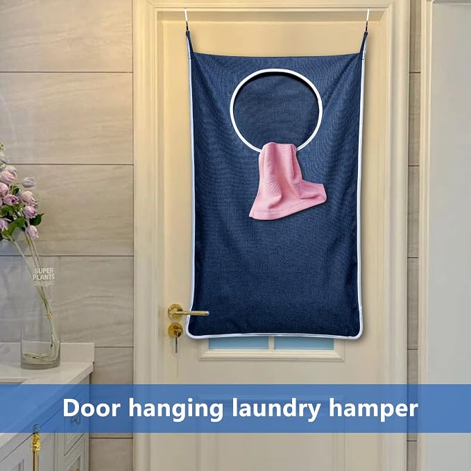 KEEPJOY XL Hanging Laundry Hamper Bag, Large 36"x22" Clothes Hanging Hamper - Image 4