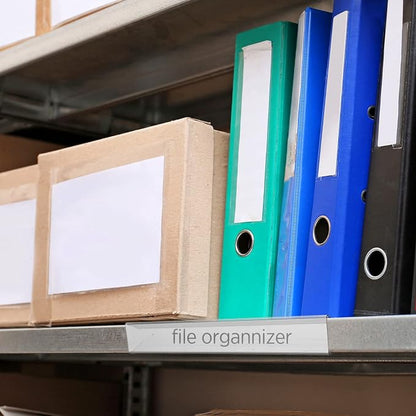 Teling 100 Pieces Shelf Label Holder - Image 8