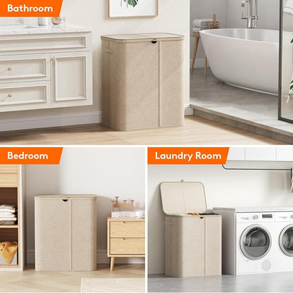 Lifewit 165L 3 Section Laundry Hamper - Image 9