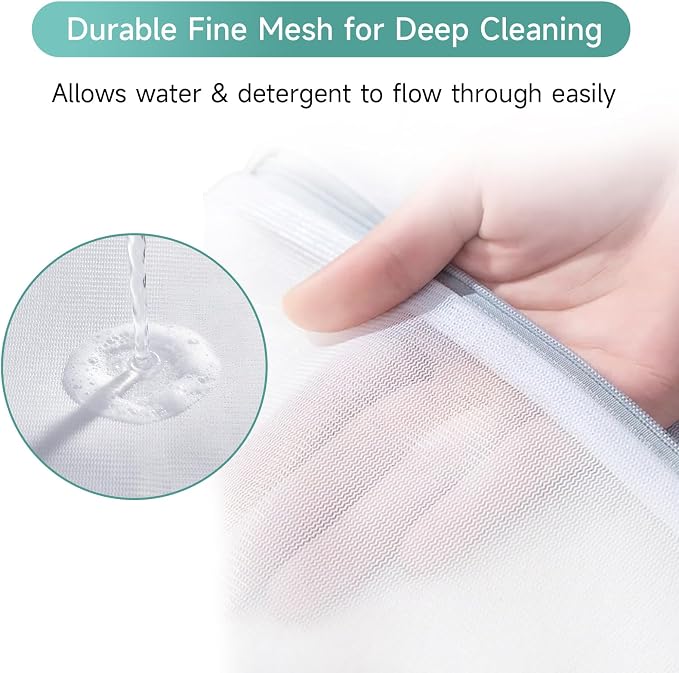 GOGOODA 2 Pack Extra Large Mesh Laundry Bags 24 x 31 in Fine Mesh Wash Bags | - Image 4