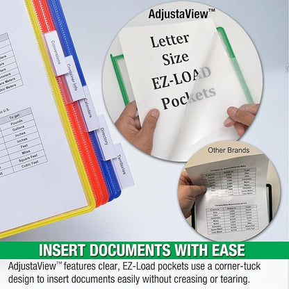Ultimate Office AdjustaView FastFind 10-Pocket Desktop Reference Display - Image 5