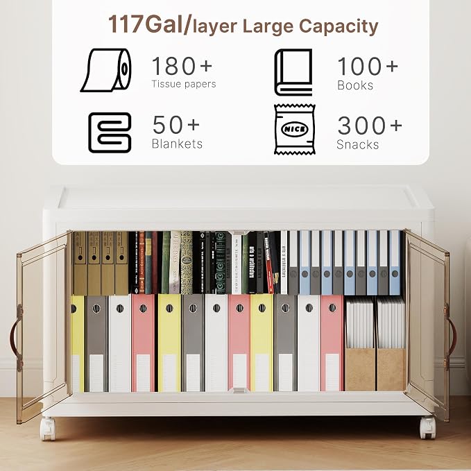 472QT Extra Large Stackable Storage Bins - Image 3