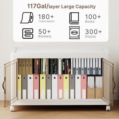 472QT Extra Large Stackable Storage Bins - Image 3