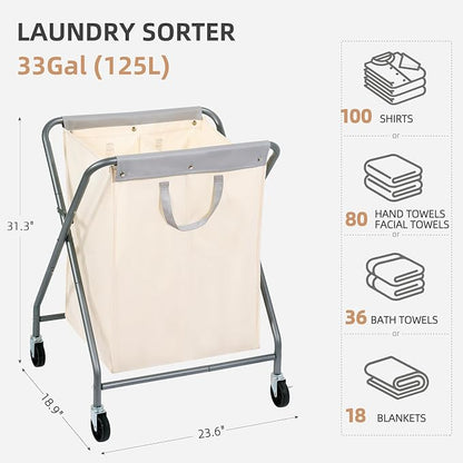 STORAGE MANIAC 125L Collapsible Laundry Hamper - Image 3