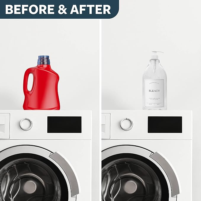 Calindiana Modern Farmhouse Bleach Liquid Laundry Detergent Dispenser - Image 5
