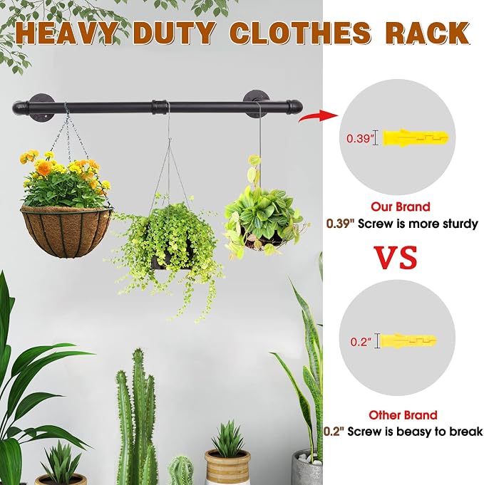 Wall Mounted Clothes Rack - Image 5