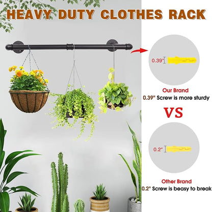 Wall Mounted Clothes Rack - Image 5
