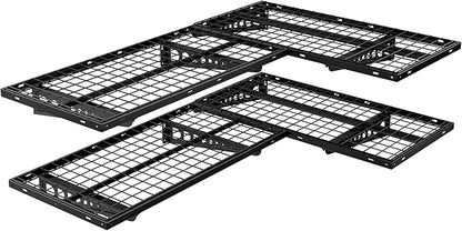 FLEXIMOUNTS 4 Pack 2x4ft Corner Wall Shelving Garage Storage Rack, 24x48 inch by FLEXIMOUNTS