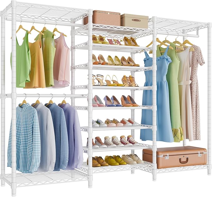VIPEK S3 Freestanding Clothes Rack Heavy Duty Garment Rack 6-Tier Shoe Racks by VIPEK