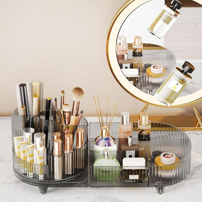 Rotating Makeup Organizer for Vanity - Image 6
