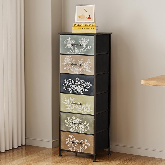 Tohomeor Vintage Dresser Vertical Nightstand - Image 5