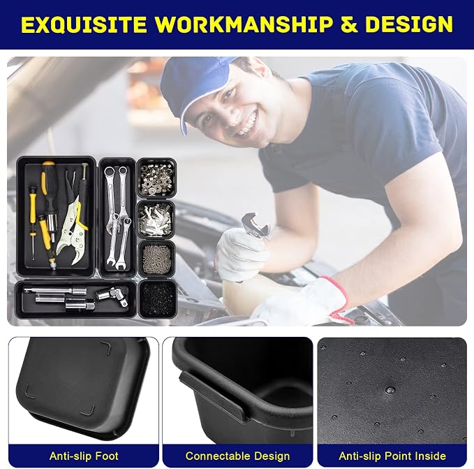 Tool Box Organizer, Tool Drawer Organizer Tray Divider, Toolbox Organization - Image 7