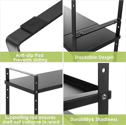Across-Star Expandable Cabinet Shelf Organizer Rack, Stackable Kitchen Counter - Image 6