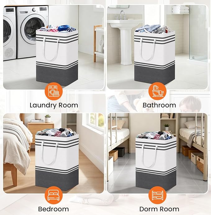 TranquilRelax 3-Pack Laundry Basket - Image 8