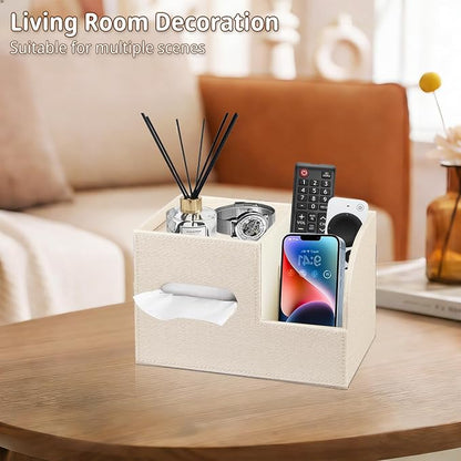 Leather Square Tissue Box Cover - Image 6
