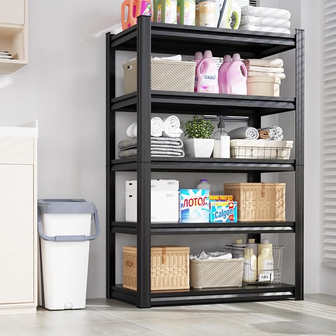 Storage Shelves, Adjustable Shelving Unit, 5T Metal Garage Shelving, Heavy Duty - Image 7