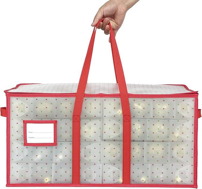 Sattiyrch Plastic Christmas Ornament Storage Box - Image 4