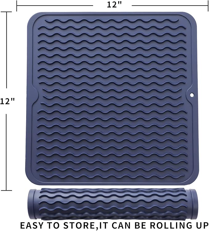 Silicone Dish Drying Mat for Multiple Usage, Easy clean, Eco-friendly, - Image 2