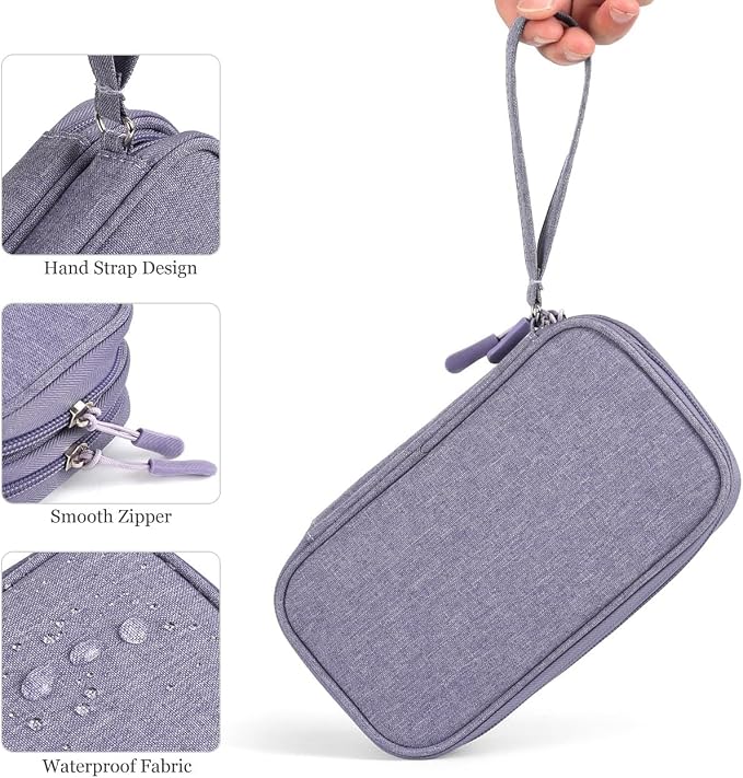 Electronic Organizer Travel Cable Accessories Bag, Electronic Organizer Case - Image 6