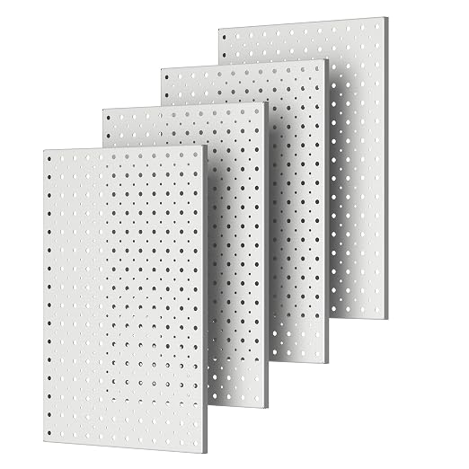 Pegboard Smith Metal Pegboard Panels, Wall-Mounted Pegboard Organizer System by Pegboard+Smith