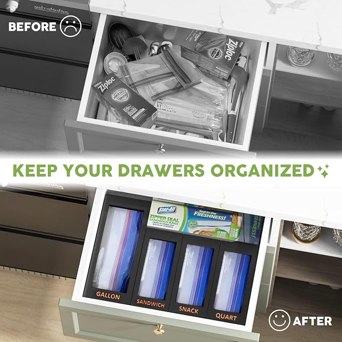 DALSHABET Bamboo Storage Bag Organizer - Image 2