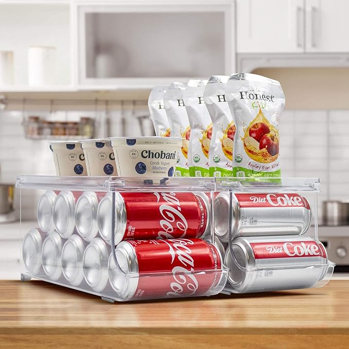 Sorbus Soda Can Organizer for Refrigerator - Image 7