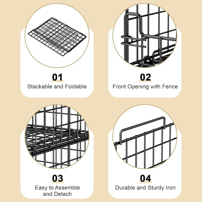 6-Tier Stackable Closet Organizers and Storage Basket - Image 4