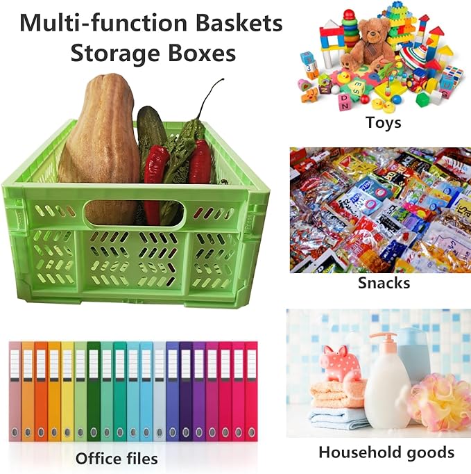 20L Folding Crate, Collapsible Storage Crates - Image 4