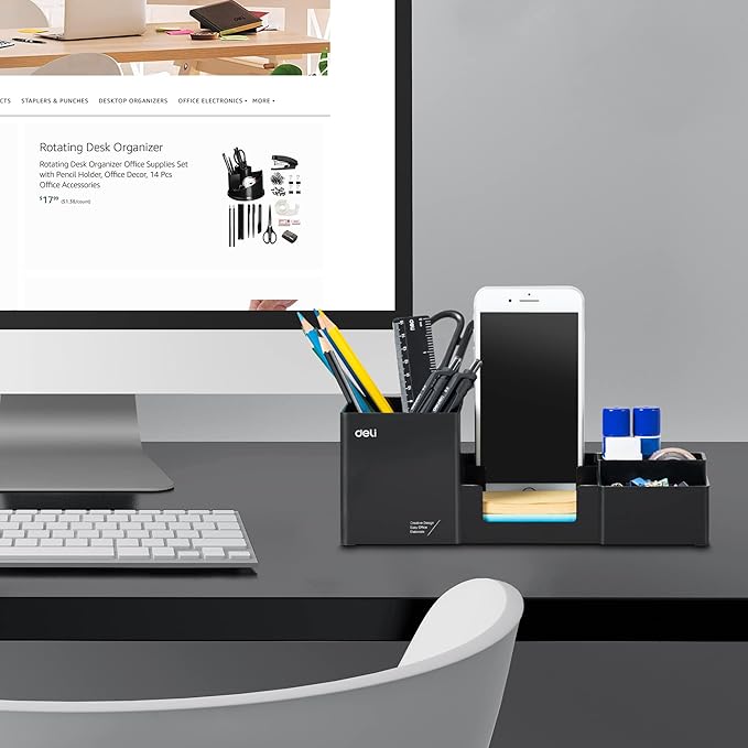 deli Desk Organizer, Plastic Desktop Organizer - Image 2