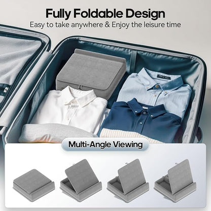 KDD Tablet Pillow Stand with Storage, Foldable iPad Holder - Image 5